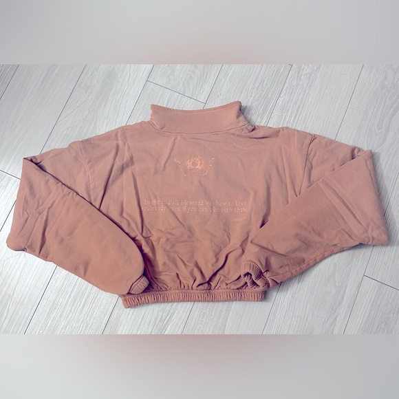 NEW BOYS LIE CAUGHT BLUSHING QUARTER ZIP | BLUSH TIE DYE - Picture 12 of 15